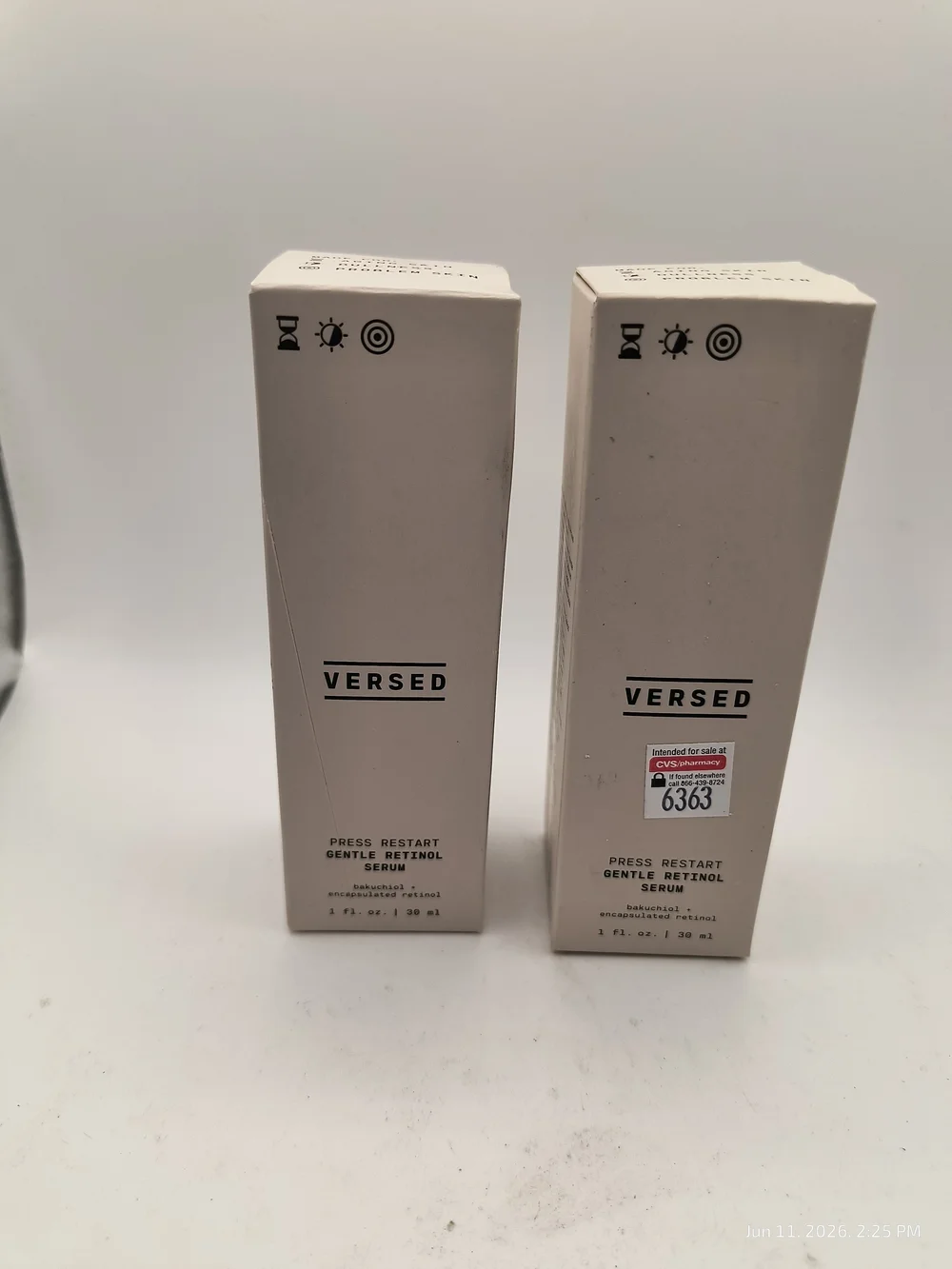Versed Press Restart Gentle Retinol Serum — 4 Boxes 1 Floz Each BULK Available